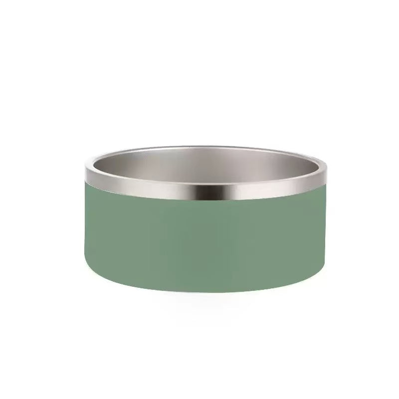 Stainless dog bowl