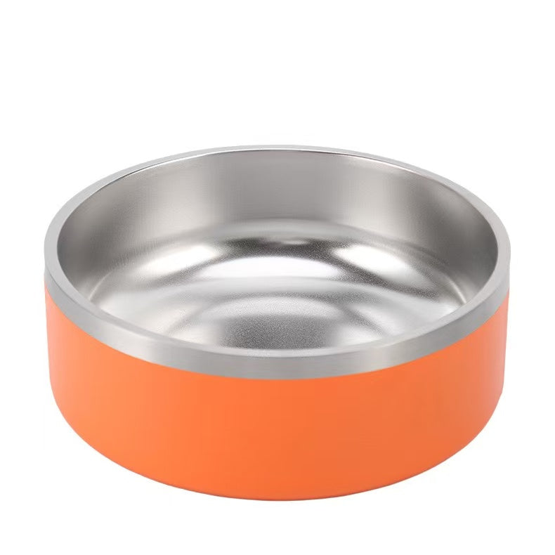 Stainless dog bowl