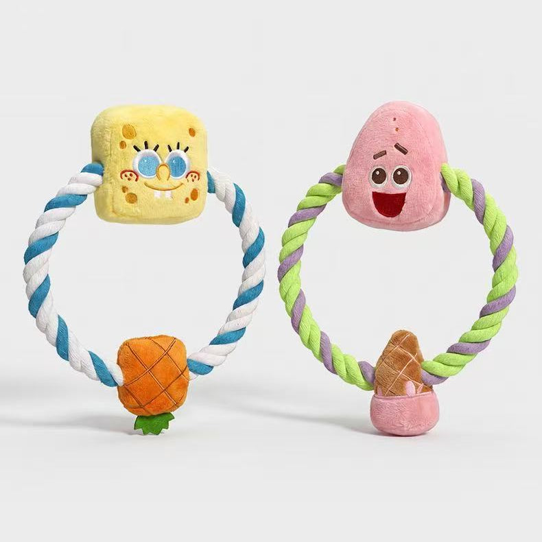 SpongeBob SquarePants Collaboration Rope Chew Toy