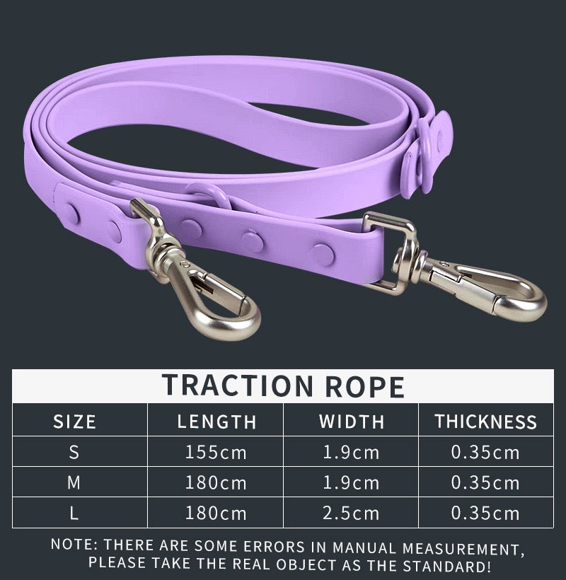Anti-bite and waterproof 4-piece dog harness and leash set