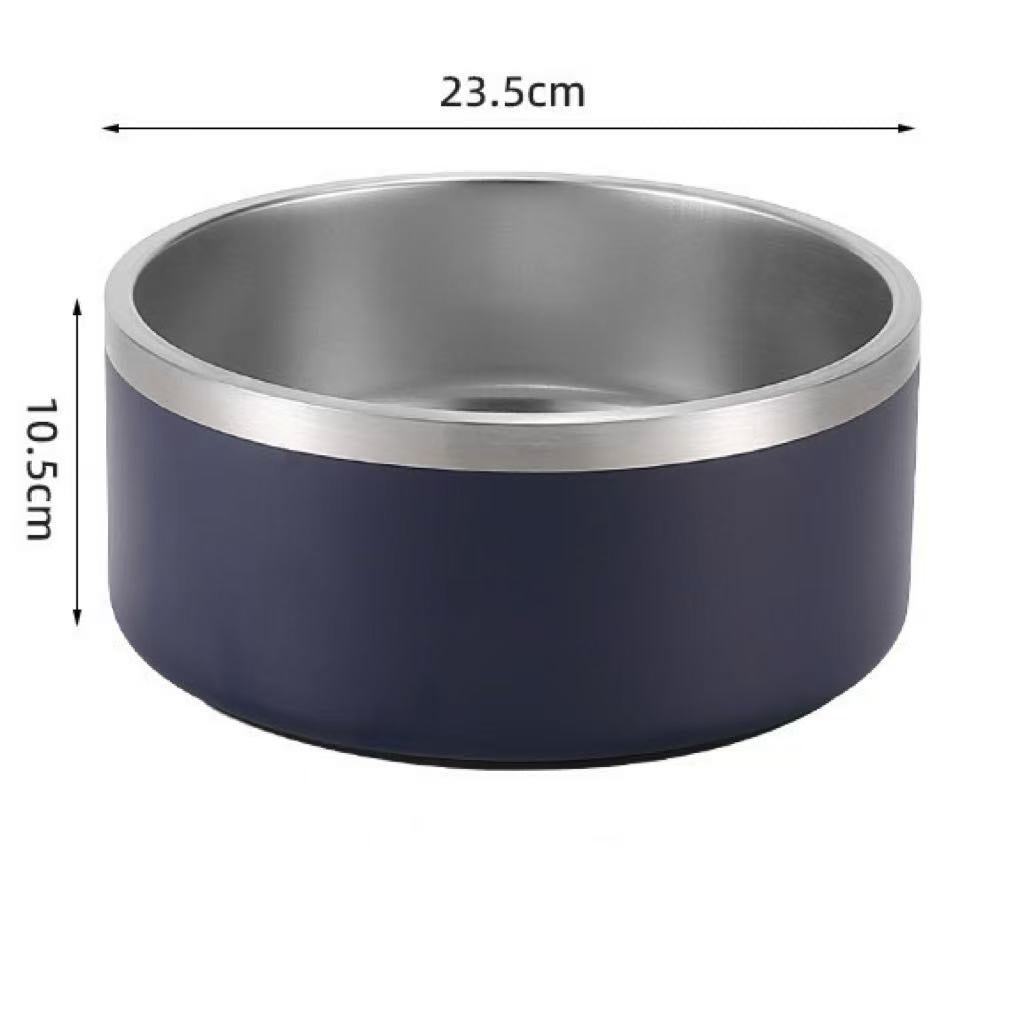 Stainless dog bowl