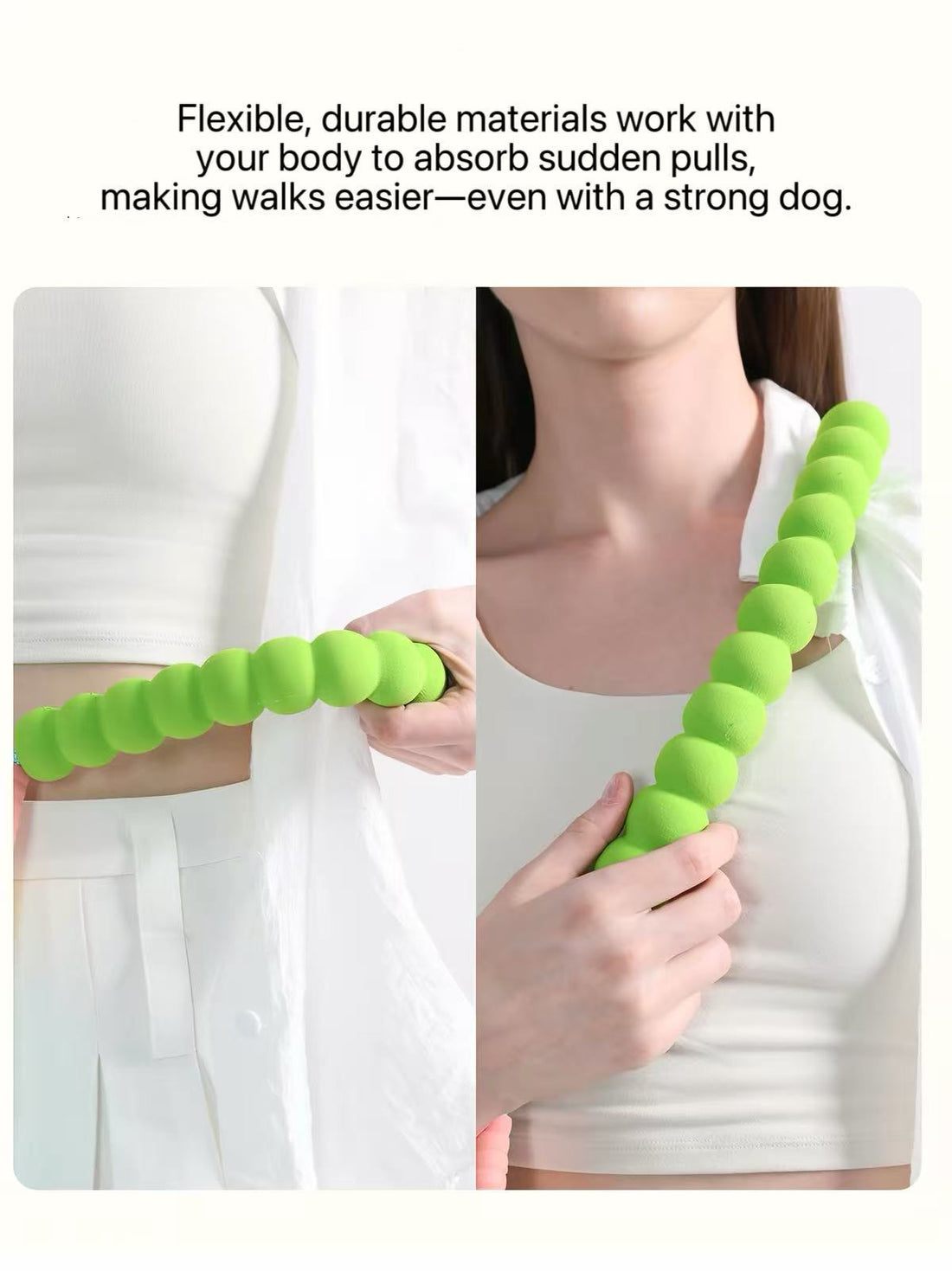 Shock-Absorbing Dog Leash & Adjustable Collar Set