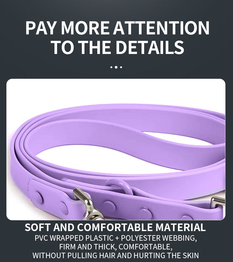 Anti-bite and waterproof 4-piece dog harness and leash set