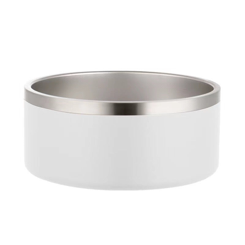 Stainless dog bowl