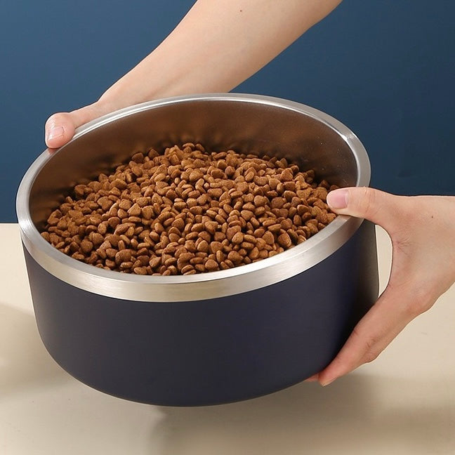 Stainless dog bowl