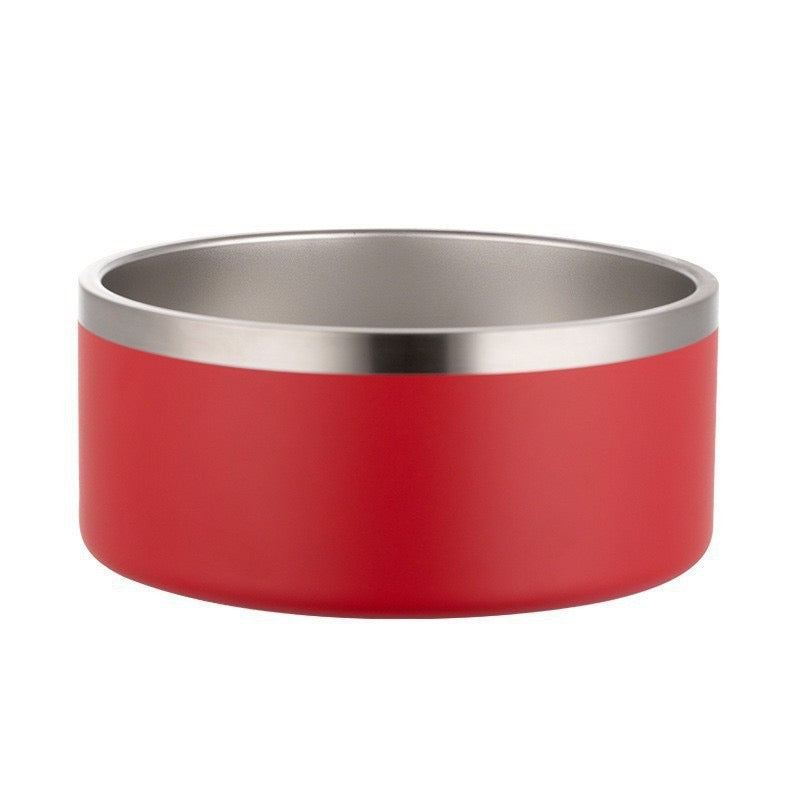 Stainless dog bowl