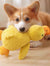 Interactive Squeaky Dog Toy - Crinkle Duck