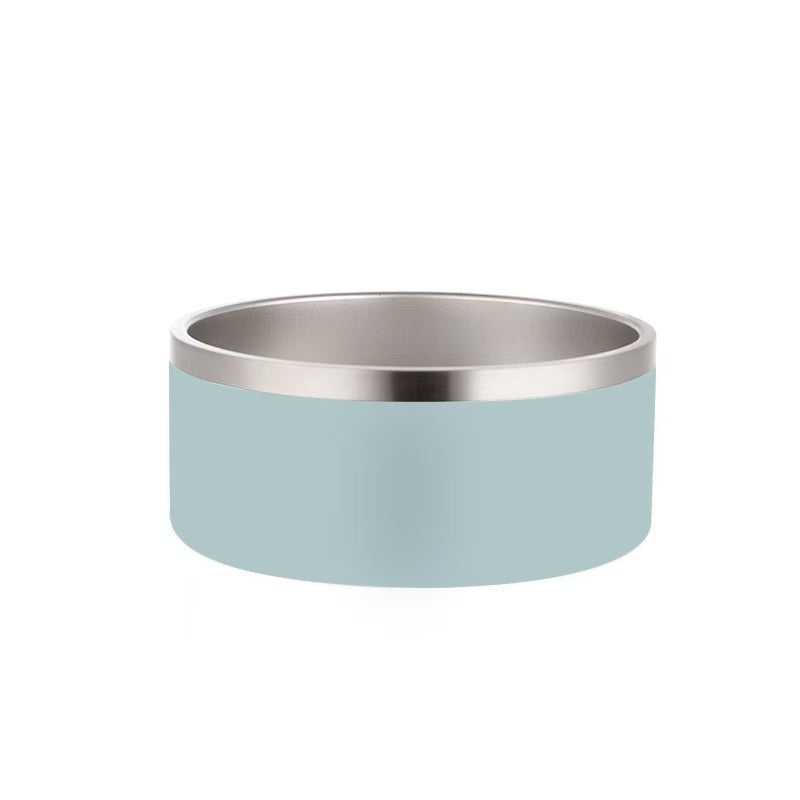 Stainless dog bowl